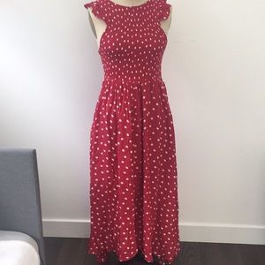 Free People maxi dress, size S